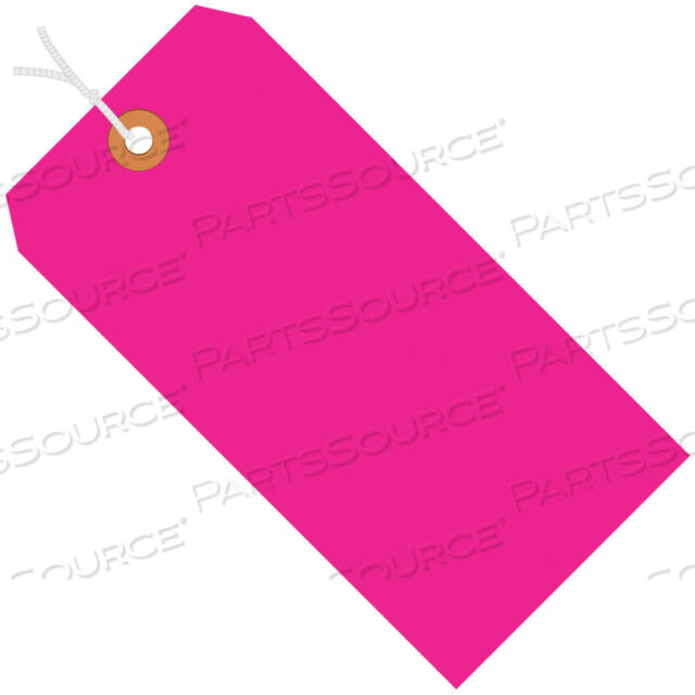 OEM#: G12022ESHIPPING TAGS, PRE-STRUNG, 13 PT., 3 1/4 X 1 5/8, FLUORESCENT PINK, 1000/CASE by BOX Partners (Box Acquisitions, LLC)