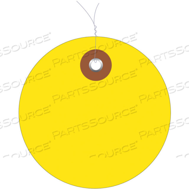 OEM#: G26073WПЛАСТИКОВЫЕ КРУГЛЫЕ БИРКИ, С ЭЛЕКТРОПРОВОДКОЙ, 3, ЖЕЛТЫЕ, 100/КАЖДАЯ от BOX Partners (Box Acquisitions, LLC)