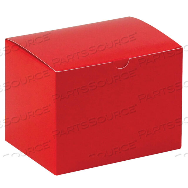 OEM#: GB644RПОДАРОЧНЫЕ КОРОБКИ, 6 X 4 1/2 X 4 1/2, ПРАЗДНИЧНЫЙ КРАСНЫЙ, 100 В КОРОБКЕ от BOX Partners (Box Acquisitions, LLC)