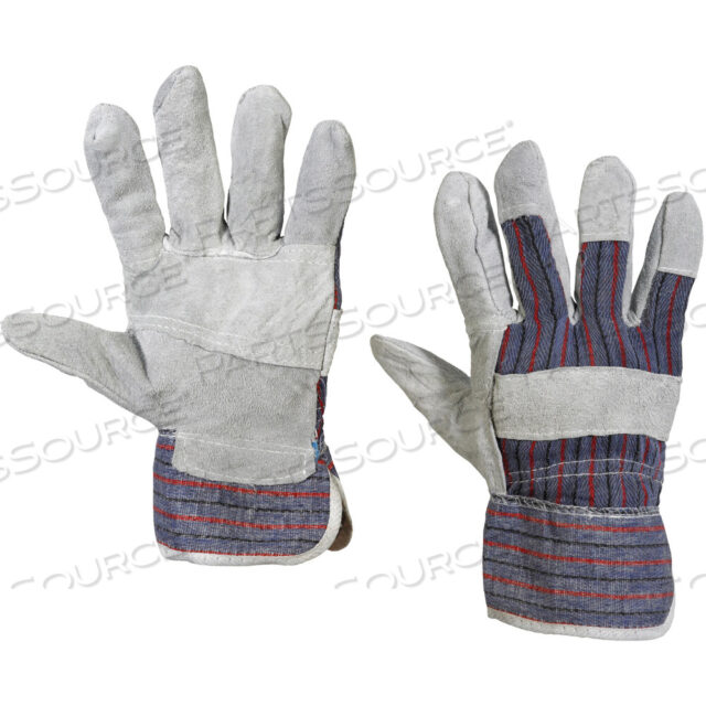 OEM#: GLV1021XLКОЖАНЫЕ ПЕРЧАТКИ НА ЛАДОНЬ С ЗАЩИТНЫМИ МАНЖЕТАМИ, XLARGE, СЕРЫЕ, 12 ПАР В КОРОБКЕ от BOX Partners (Box Acquisitions, LLC)