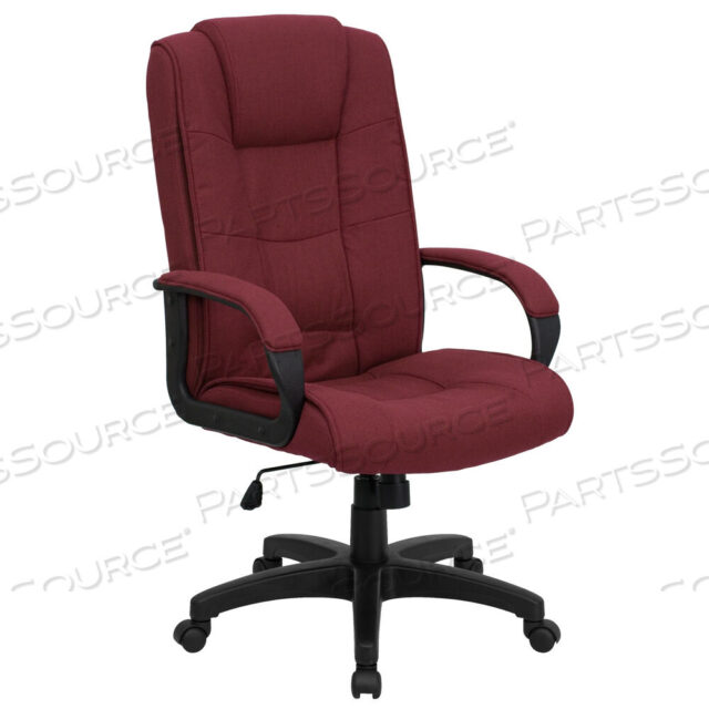 OEM#: GO-5301B-BY-GGJESSICA ВРАЩАЮЩЕЕСЯ ОФИСНОЕ КРЕСЛО ДЛЯ РУКОВОДИТЕЛЯ С ВЫСОКОЙ СПИНКОЙ, ИЗ БОРДОВОЙ ТКАНИ, С ПОДЛОКОТНИКАМИ от Flash Furniture