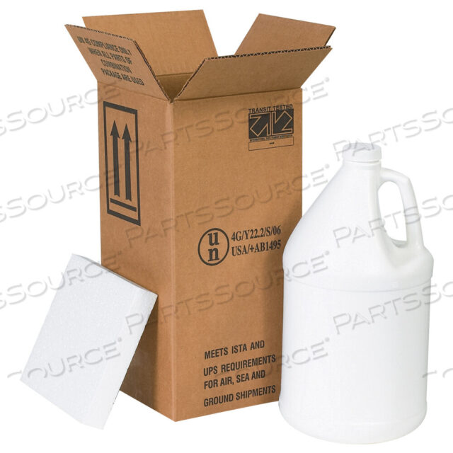 OEM#: HAZ1130КОМПЛЕКТ ДЛЯ ТРАНСПОРТИРОВКИ ПЛАСТИКОВЫХ КАНАЛОВ, 1 - 1 ГАЛЛОН, 6 X 6 X 12 3/4, КРАФТ, 1/КАЖДЫЙ от BOX Partners (Box Acquisitions, LLC)