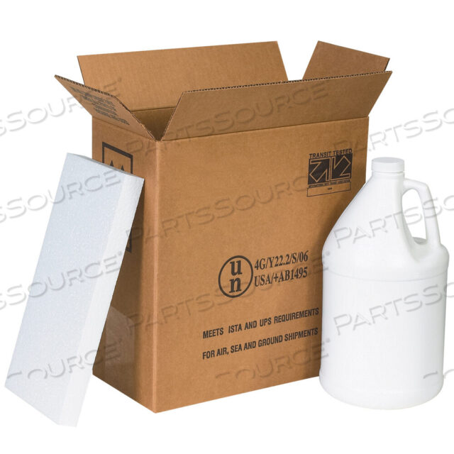 OEM#: HAZ1131КОМПЛЕКТ ДЛЯ ТРАНСПОРТИРОВКИ ПЛАСТИКОВЫХ КРЕМНИЙ, 2 - 1 ГАЛЛОН, 12 X 6 X 12 3/4, КРАФТ, 1/КАЖДЫЙ от BOX Partners (Box Acquisitions, LLC)