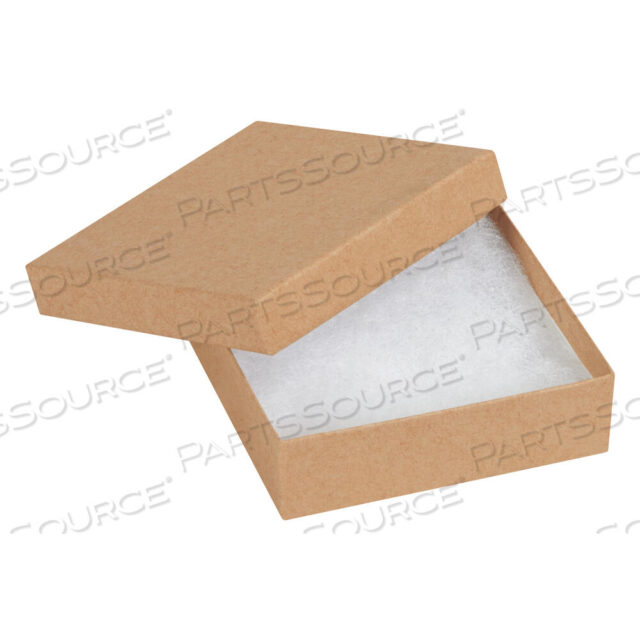 OEM#: JB331KШКАТУЛКИ ДЛЯ ДРАГОЦЕННОСТЕЙ, 3 1/2 X 3 1/2 X 1, КРАФТ, 100 ШТ./КОРОБКА от BOX Partners (Box Acquisitions, LLC)