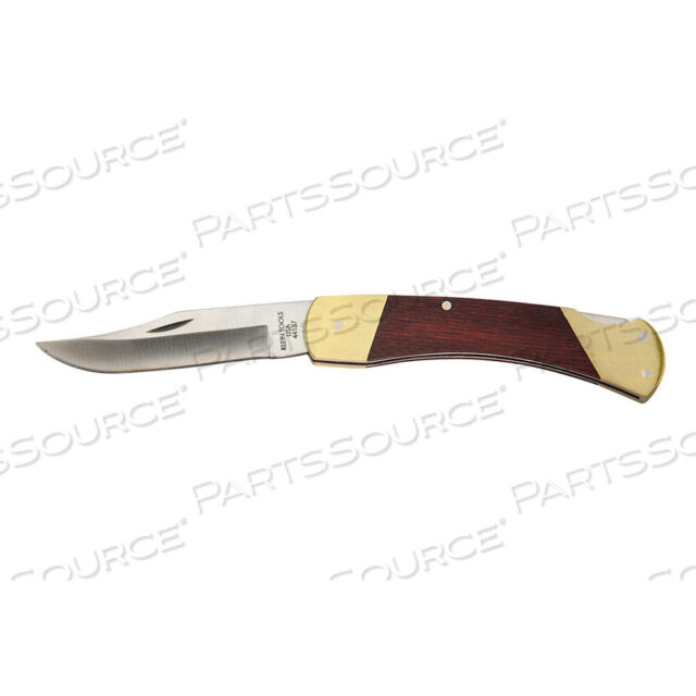 OEM#: 44037НОЖ СПОРТИВНЫЙ, 3-3/8 SS SHARP POINT BLADE С КОЖАНЫМ ЧЕХЛОМ от Klein Tools