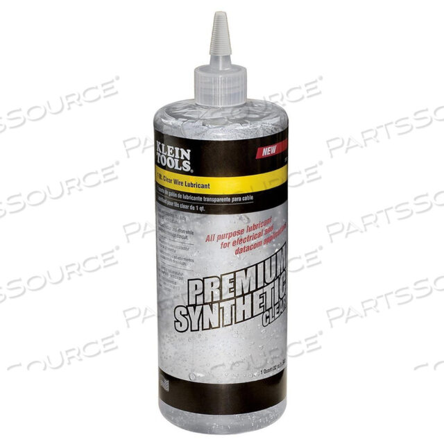 OEM#: 51028CABLE LUBE, 1 КВАРТА SQUEESE BOTTLE, SYNTH, CLEAR WIRE-PULL LUBE от Klein Tools