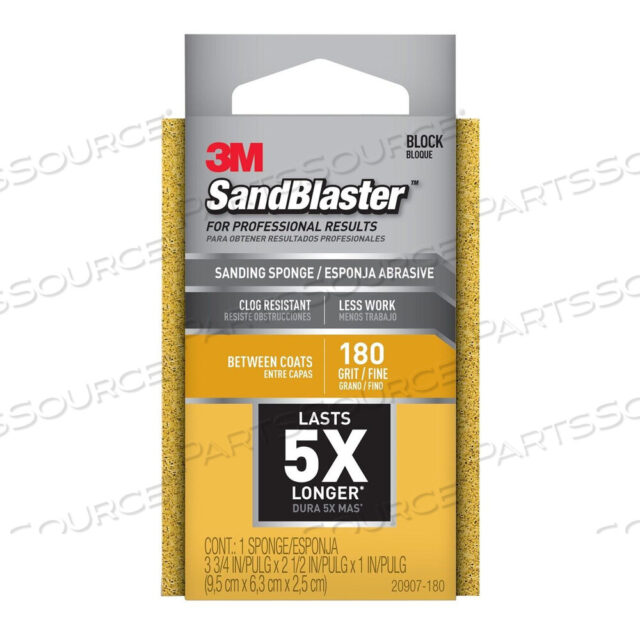 OEM#: 700004785151111-11517 3M SANDBLASER SANDING SPONGE 20907-180,3.75X 2.5X 1 от 3M Consumer