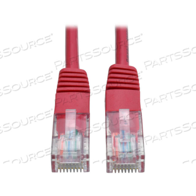 OEM#: N002-010-RDETHERNET-КАБЕЛЬ, CAT5E 350 MHZ MOLDED (UTP) (RJ45 M/M), POE, КРАСНЫЙ, 10 ФУТОВ от Tripp Lite