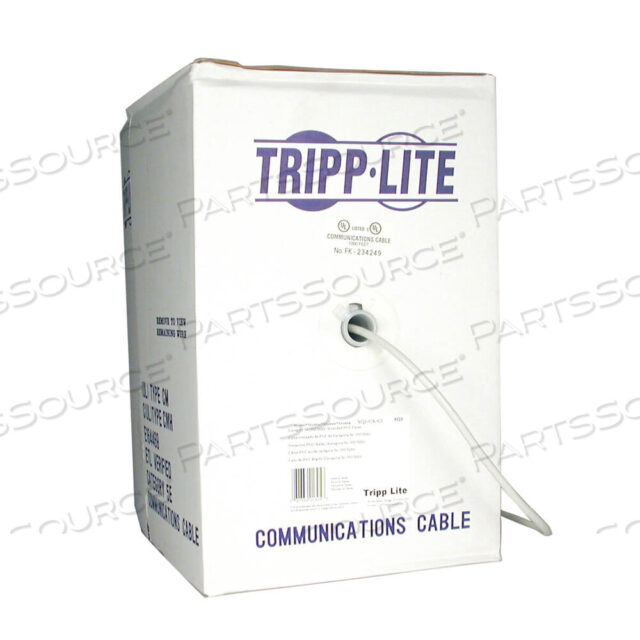 OEM#: N020-01K-GY1000FT CAT5E CAT5 350MHZ КАБЕЛЬ С МНОГОЖИЛЬНОЙ ПВХ-ЖИЛОЙ, СЕРЫЙ, 1000 от Tripp Lite