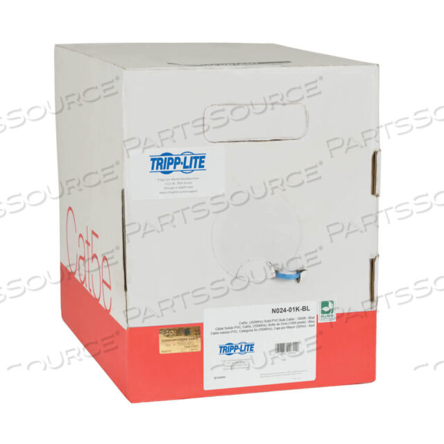 OEM#: N024-01K-BL1000FT CAT5 / CAT5E КАБЕЛЬ В ОБЪЕМЕ ТВЕРДЫЙ CMP PLENUM ПВХ СИНИЙ 1000 от Tripp Lite