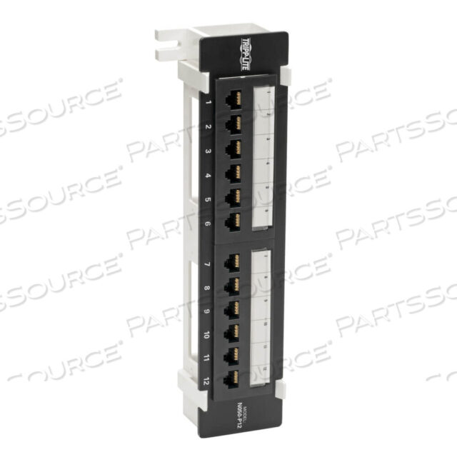 OEM#: N050-P12CAT5 / CAT5E НАСТЕННАЯ POE-ПАНЕЛЬ 12-ПОРТОВАЯ 110 568A/B RJ45 от Tripp Lite