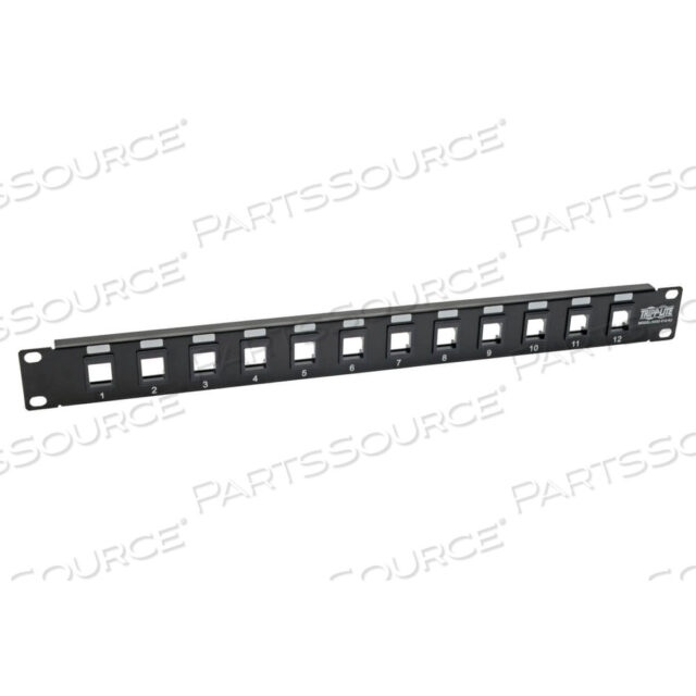 OEM#: N062-012-KJ12-PORT KEYSTONE BLANK PATCH PANEL RJ45 USB HDMI CAT5/6 1URM от Tripp Lite
