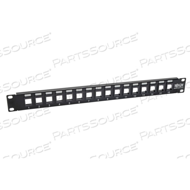 OEM#: N062-016-KJ16-PORT KEYSTONE BLANK PATCH PANEL RJ45 USB HDMI CAT5/6 1URM от Tripp Lite