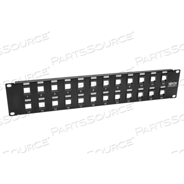 OEM#: N062-024-KJ24-PORT KEYSTONE BLANK PATCH PANEL RJ45 USB HDMI CAT5/6 2URM от Tripp Lite
