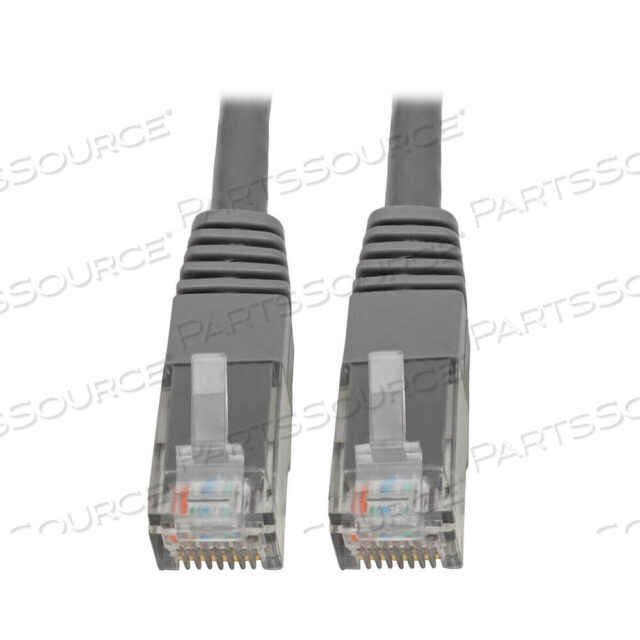 OEM#: N200-001-GYCAT6 CAT5E GIGABIT MOLDED PATCH CABLE RJ45 M/M 550MHZ GREY 1FT от Tripp Lite