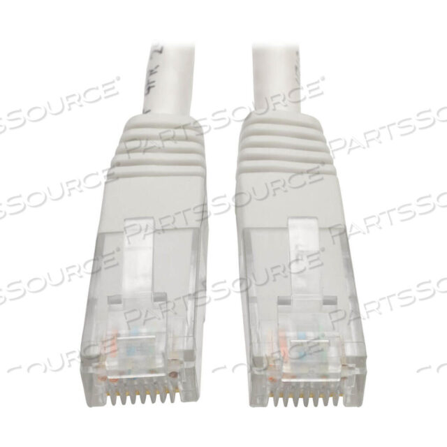 OEM#: N200-001-WHCAT6 CAT5E GIGABIT MOLDED PATCH CABLE RJ45 M/M 550MHZ WHITE 1FT от Tripp Lite