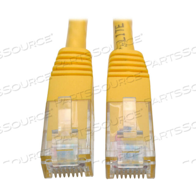 OEM#: N200-001-YWCAT6 CAT5E GIGABIT MOLDED PATCH CABLE RJ45 M/M 550MHZ YELLOW 1FT от Tripp Lite