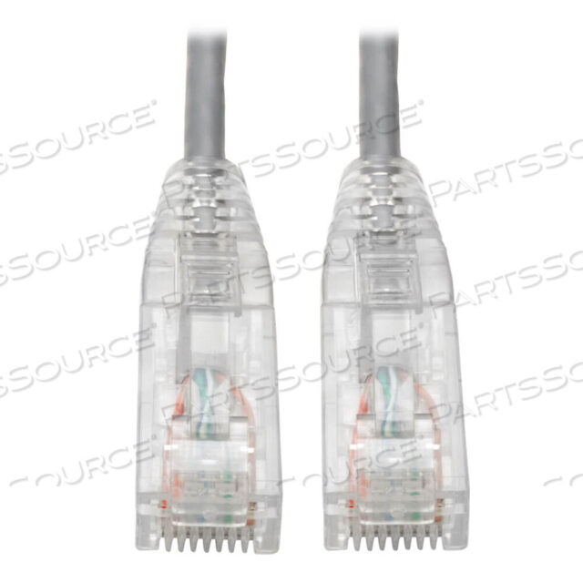 OEM#: N201-S8N-GYETHERNET CABLE, CAT 6 GIGABIT SNAGLESS SLIM (UTP), RJ45 M/M, GRAY, 8 IN by Tripp Lite