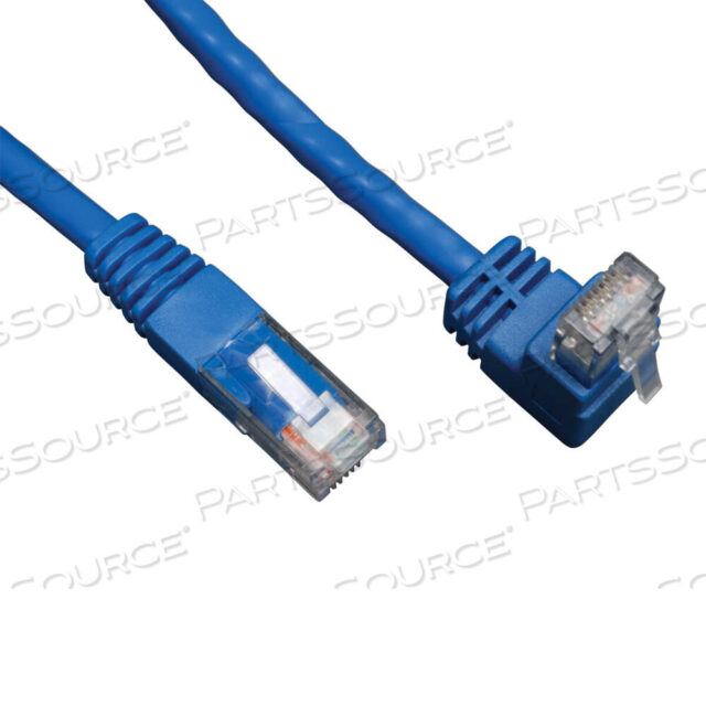 OEM#: N204-003-BL-UP3FT 24 AWG CAT6 ВЕРХНИЙ УГЛОВОЙ ЛИТОЙ НЕЭКРАНИРОВАННЫЙ ETHERNET-ПАТЧ-КАБЕЛЬ - СИНИЙ от Tripp Lite