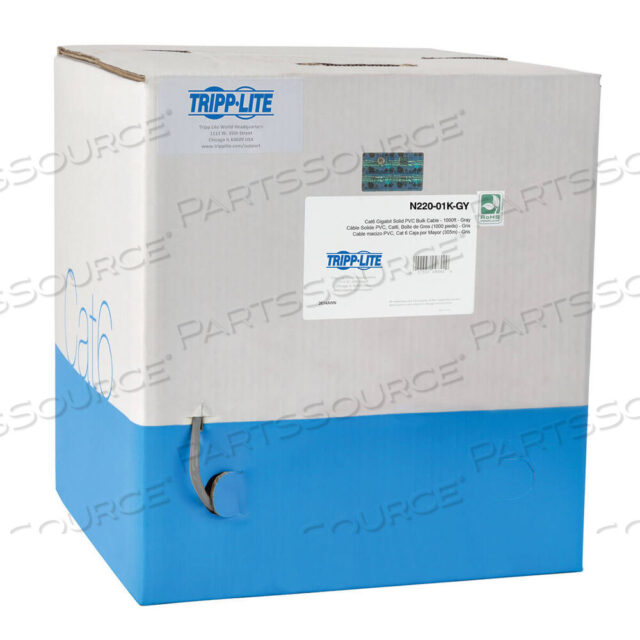 OEM#: N220-01K-GY1000FT CAT6 GIGABIT BULK CABLE STRANDED CMR PVC 24AWG GREY TAA от Tripp Lite
