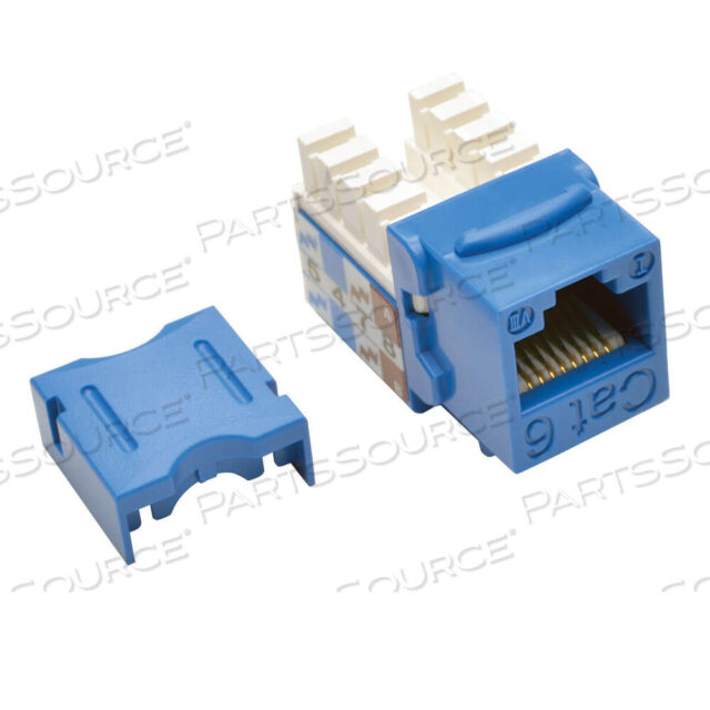 OEM#: N238-025-BLCAT6 CAT5E 110 STYLE PUNCH DOWN KEYSTONE JACK BLUE 25-PACK TAA by Tripp Lite