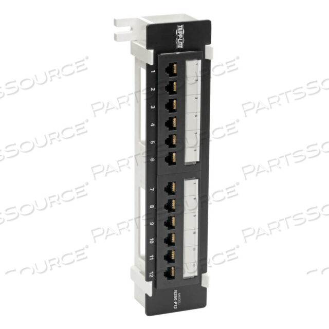 OEM#: N250-P12CAT6 НАСТЕННАЯ POE КОММУТАЦИОННАЯ ПАНЕЛЬ 12-ПОРТОВАЯ 110/KRONE 568A/B RJ45 от Tripp Lite