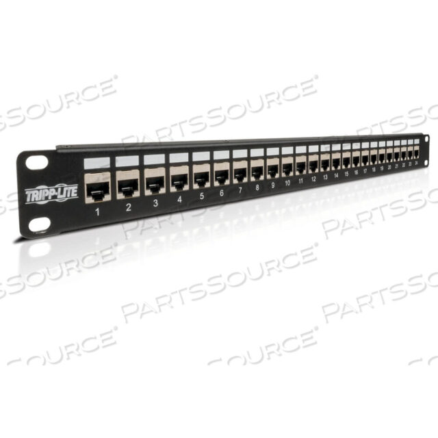 OEM#: N254-024-SH24-PORT ЭКРАНИРОВАННАЯ CAT6 ПРОХОДНАЯ ПАТЧ-ПАНЕЛЬ RJ45 1URM TAA от Tripp Lite