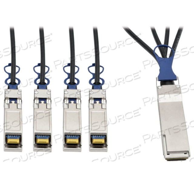 OEM#: N281-01M-BK1M 40GBE QSFP+ - 10GBE SFP+ ПАССИВНЫЙ МЕДНЫЙ КАБЕЛЬ ДЛЯ РАЗВОДКИ CISCO от Tripp Lite