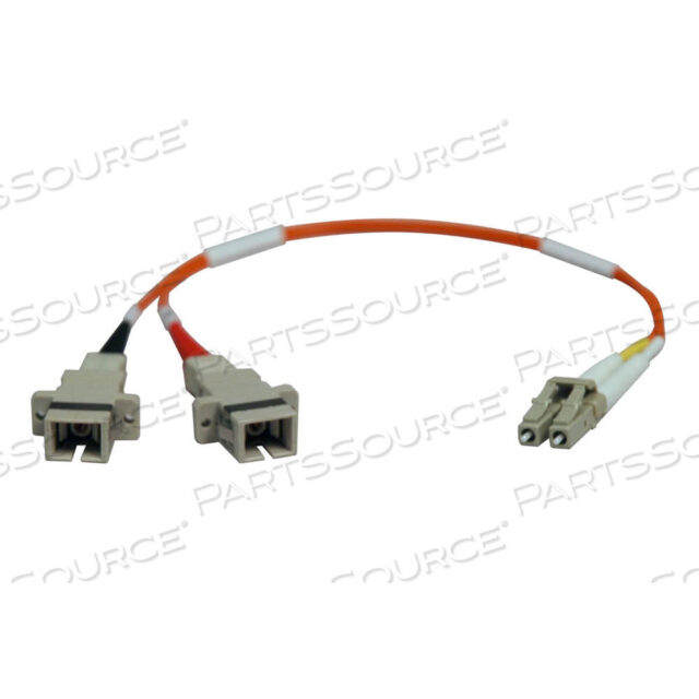 OEM#: N458-001-500.3M ДУПЛЕКСНЫЙ МНОГОМОДОВЫЙ ОПТОВОЛОКНО 50/125 АДАПТЕР LC-M/SC-F 1 ФУТ от Tripp Lite
