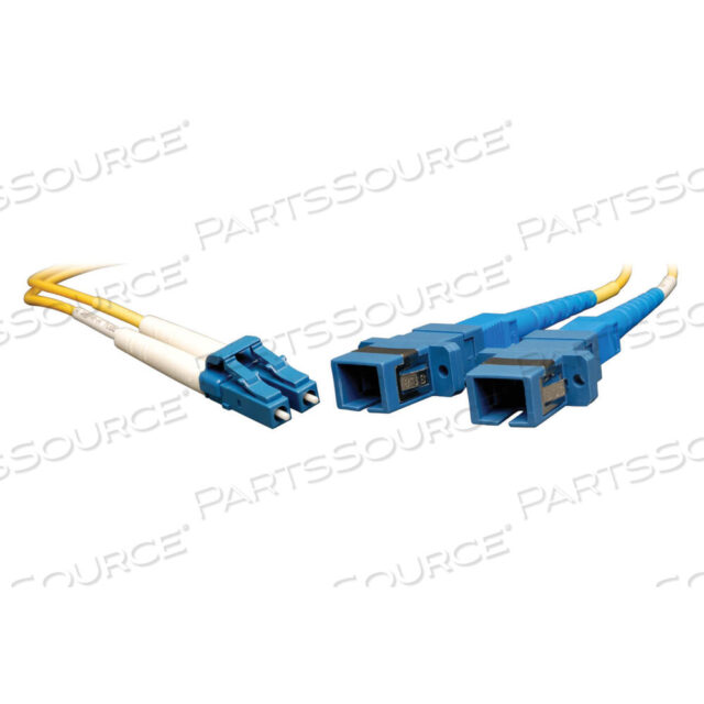 OEM#: N458-001-90.3M ДУПЛЕКСНЫЙ ОДНОМОДОВЫЙ ВОЛОКОННЫЙ АДАПТЕР 8.3/125 LC-M/SC-F 1 ФУТ от Tripp Lite