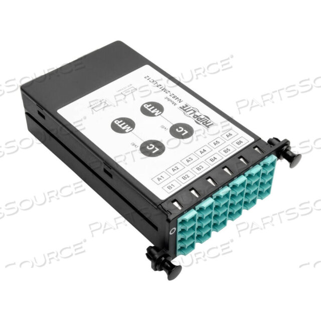 OEM#: N482-2M12-LC1212-ОПТИЧЕСКАЯ КОММУТАЦИОННАЯ ПАНЕЛЬ 2 MTP/MPO НА 12 LC 10 ГБ КАССЕТА BREAKOUT от Tripp Lite