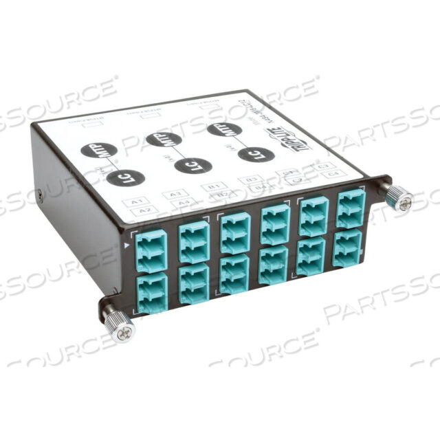 OEM#: N484-3M8-LC1240GB-10GB BREAKOUT CASSETTE X3 8-FIBER OM4 MTP/MPO TO X12 DUP LC от Tripp Lite