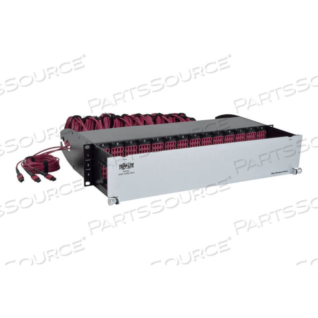 OEM#: N48K-42M8L168-B50/125 OM4 PRE-ASSEMBLED 40GB-10GB PATCH PANEL 42 MTP QSFP-168LC by Tripp Lite