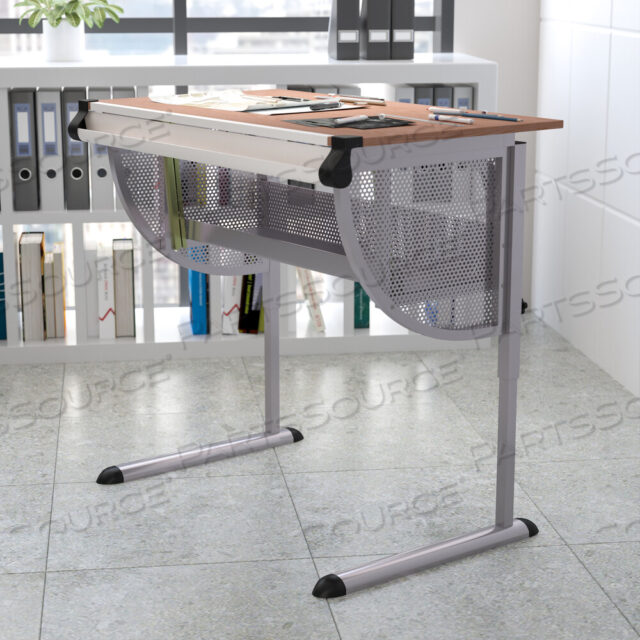 OEM#: NAN-JN-2433-GGBERKLEY Регулируемый стол для черчения и черчения с оловянной рамой от Flash Furniture
