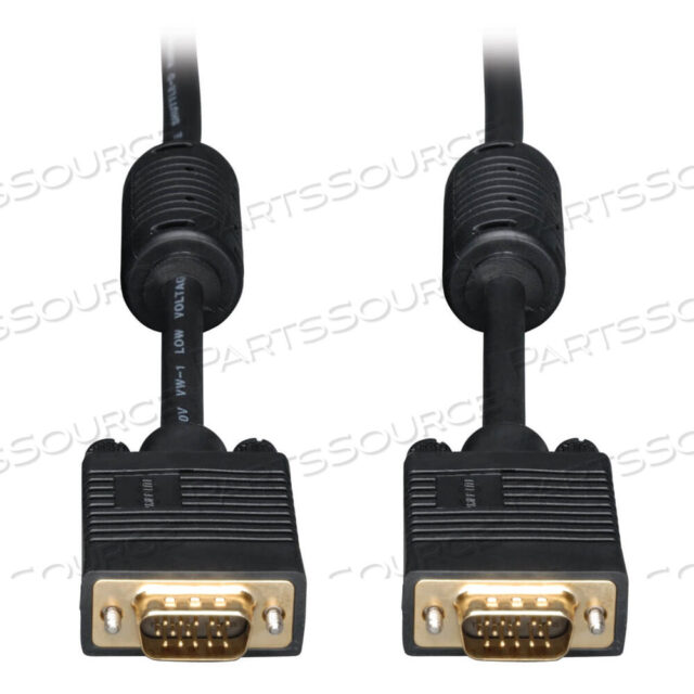 OEM#: P502-02525FT HD15 MALE/MALE VGA HIGH-RESOLUTION КОАКСИАЛЬНЫЙ УДЛИНИТЕЛЬНЫЙ КАБЕЛЬ ДЛЯ МОНИТОРА RGB - ЧЕРНЫЙ от Tripp Lite