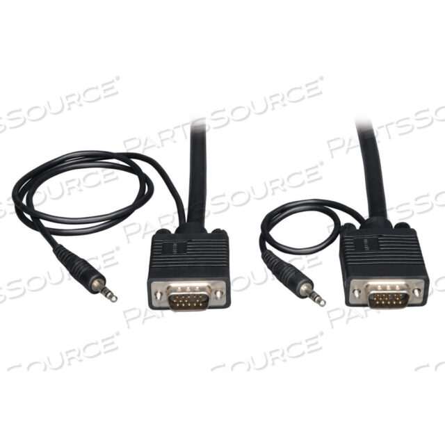 OEM#: P504-006VGA коаксиальный кабель для монитора высокого разрешения HD15 аудио 3,5 мм M/M 6 футов от Tripp Lite