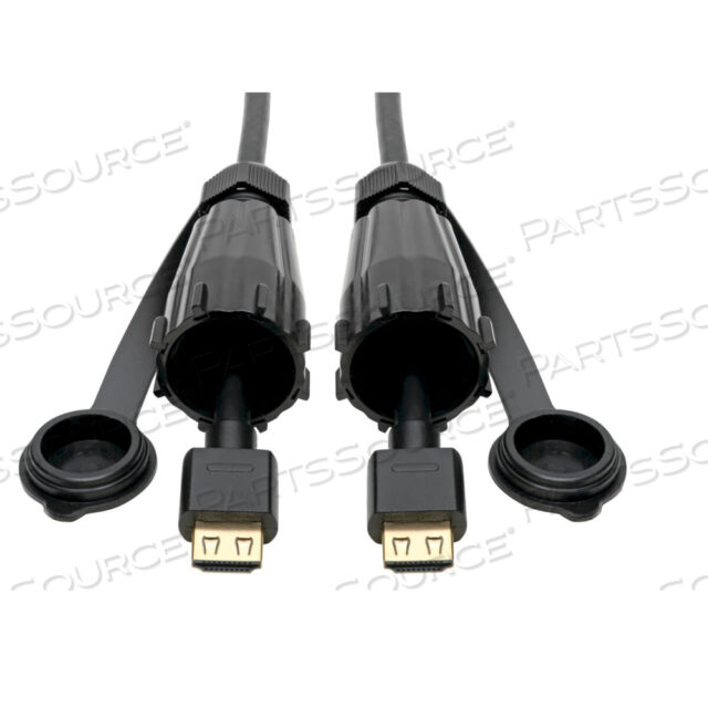 HDMI КАБЕЛЬ ВЫСОКОСКОРОСТНОЙ 2 РАЗЪЕМА IP68 ПРОМЫШЛЕННЫЙ ETHERNET 10 ФУТОВ