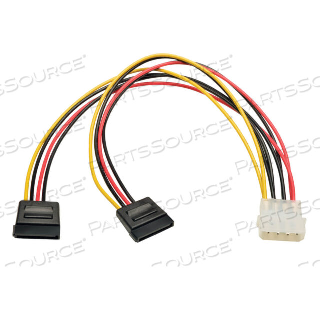 SERIAL ATA SATA ДВОЙНОЙ АДАПТЕР ПИТАНИЯ Y-КАБЕЛЬ LP4 4PIN 2X 15PIN 12