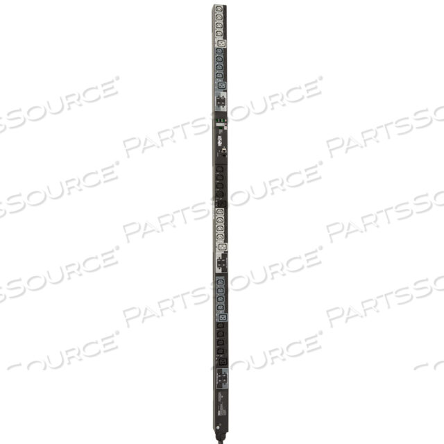 PDU 3-ФАЗНЫЙ ПЕРЕКЛЮЧАЕМЫЙ 220В/230В 27.6КВТ C13 C19 IEC309 63A КРАСНЫЙ 0U