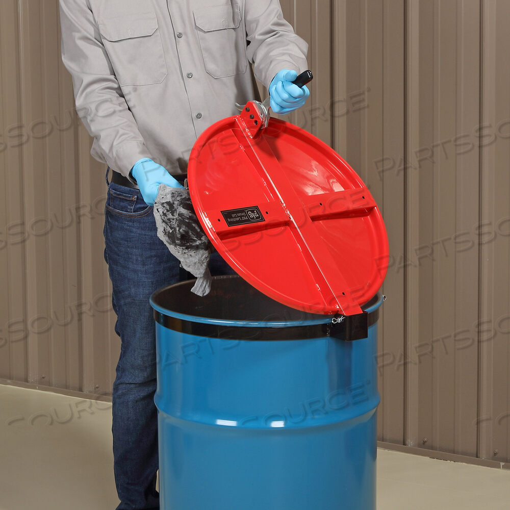 OEM#: DRM821-YWPIG КРЫШКА БАРАБАНА С ФИКСАТОРОМ от New Pig Corporation