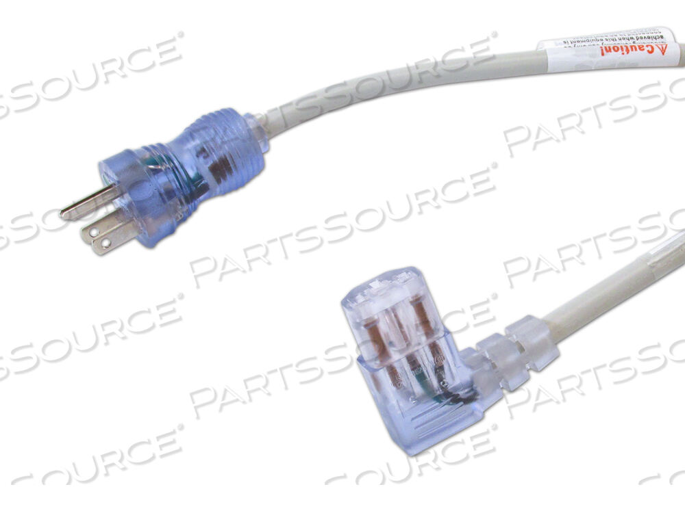 OEM#: RPC7838FT 16 AWG NEMA 5-15P - C13L ШНУР ПИТАНИЯ ДЛЯ МЕДИЦИНСКОГО КЛАССА - СЕРЫЙ от Replacement Parts Industries (RPI)