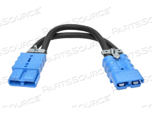 УДЛИНИТЕЛЬНЫЙ КАБЕЛЬ ПИТАНИЯ, DC JACK (M) - DC JACK (F), 48 В, 175 А, 1 фут, ЧЕРНЫЙ, СИНИЙ