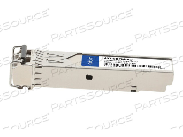 OEM#: 407-BBPM-AOADDON DELL 407-BBPM СОВМЕСТИМЫЙ С TAA-СОВМЕСТИМЫЙ 10GBASE-SR SFP+ ПРИЕМОПЕРЕДАТЧИК (MMF, 8 ОТ ADDON)