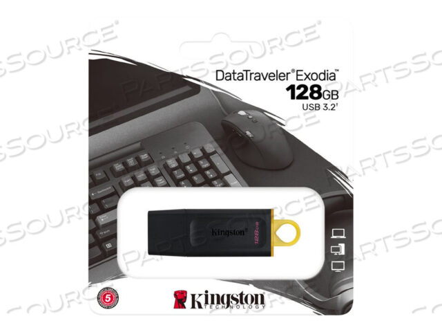 OEM#: DTX/128GB128GB USB3.2 GEN1 DATATRAVELER EXODIA от Kingston Technology