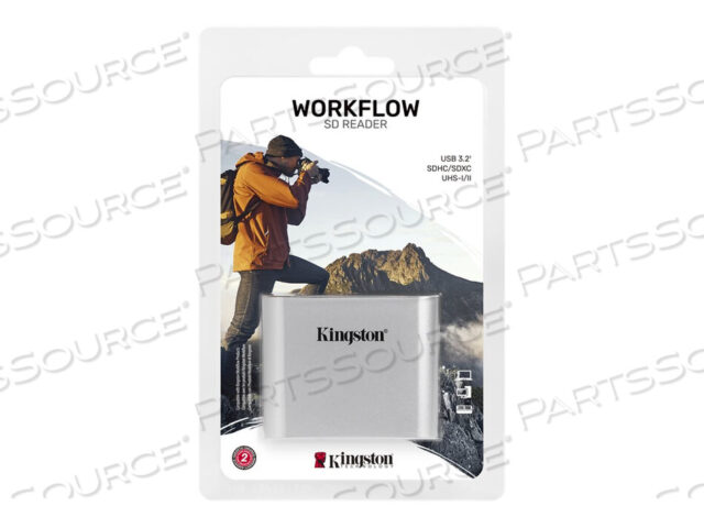 OEM#: WFS-SDUSB3.2 GEN1 WORKFLOW DUAL-SLOT SDHC от Kingston Technology