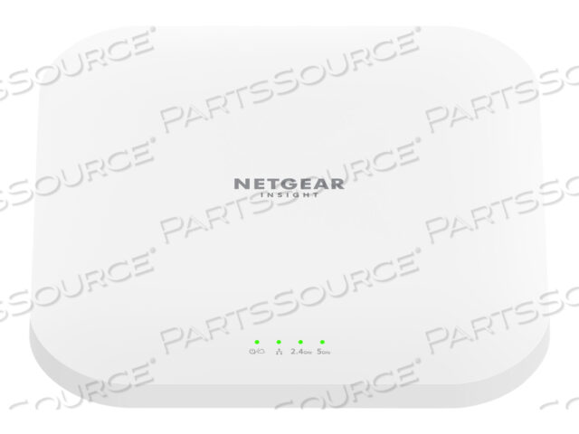 OEM#: WAX620PA-100NASNETGEAR INSIGHT MANAGED WIFI 6 AX3600 ДВУХДИАПАЗОННАЯ МУЛЬТИГИГАБАТНАЯ ТОЧКА ДОСТУПА С POWE от Netgear