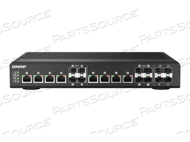 OEM#: QSW-IM1200-8C-USQNAP QSW-IM1200-8C-US СТОЕЧНЫЙ КОММУТАТОР, УПРАВЛЯЮЩИЙ КОММУТАТОР, 12 ПОРТОВ ИЗ 10GBE ПОРТОВ от QNAP Security