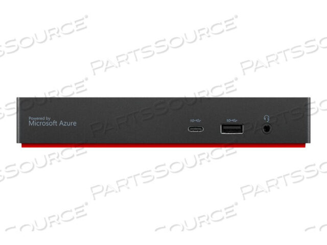 OEM#: 40B20135USTHINKPAD UNIVERSAL USB-C SMART DOCK, ВЫХОДНАЯ МОЩНОСТЬ 96 Вт, ЧЕРНЫЙ, 1X COMBO AUDIO JACK, 3 от Lenovo