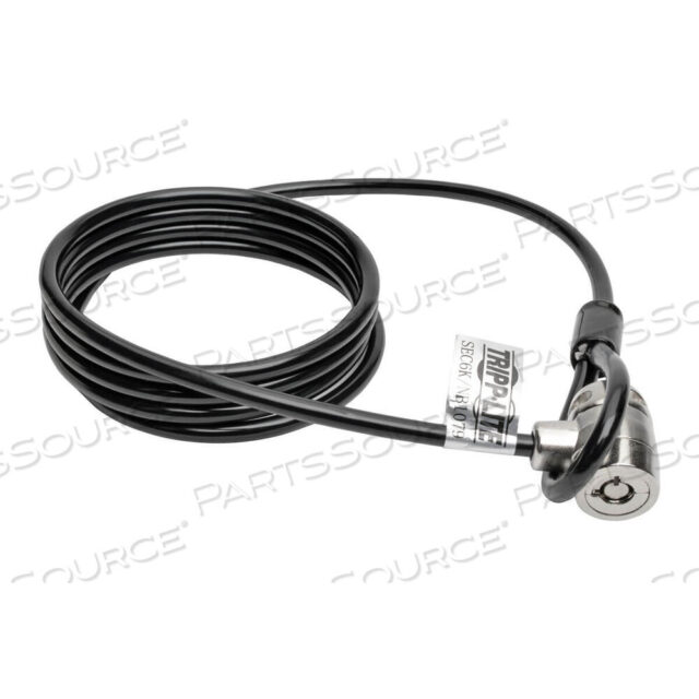 OEM#: SEC6KLAPTOP SECURITY LOCK KEYED THEFT DETERRENT CABLE 6FT 6 by Tripp Lite