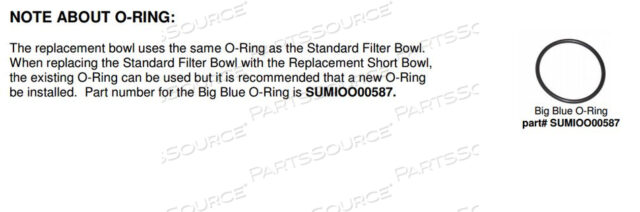 OEM#: SUMIOO00587БОЛЬШОЕ СИНЕЕ УПЛОТНИТЕЛЬНОЕ КОЛЬЦО от Better Water Inc.